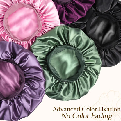Bonnet for Men Hair Bonnet for Sleeping Double Layer Satin Bonnets 😴