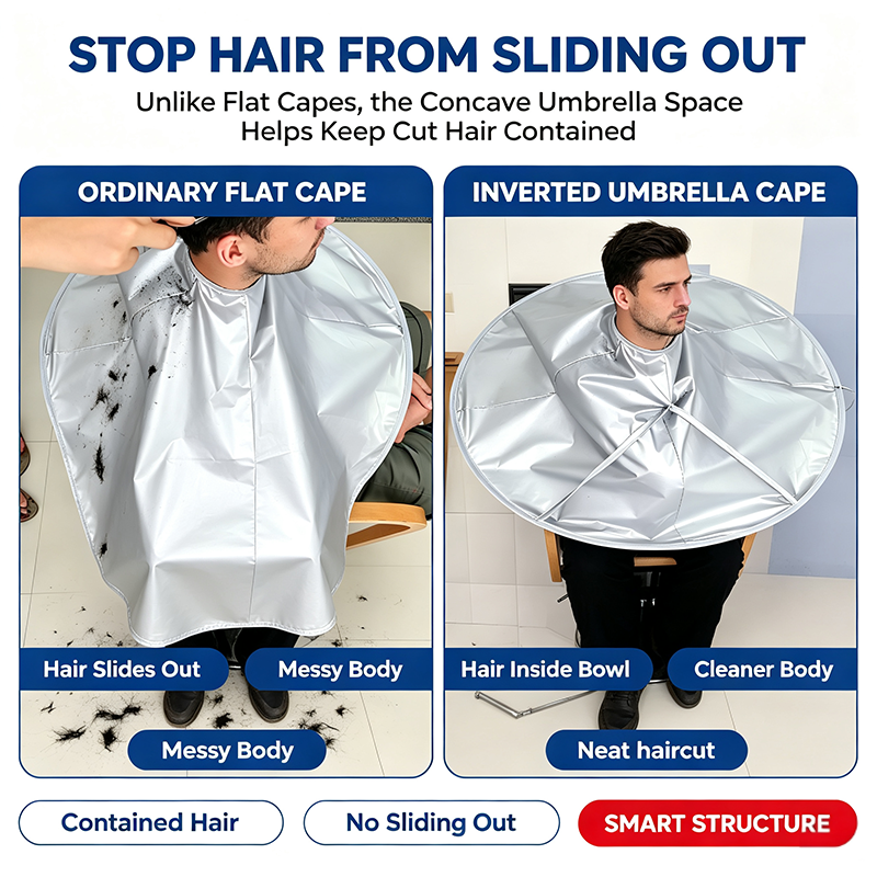 2026 New Diy Hair Cutting Cloak Umbrella Cape✨