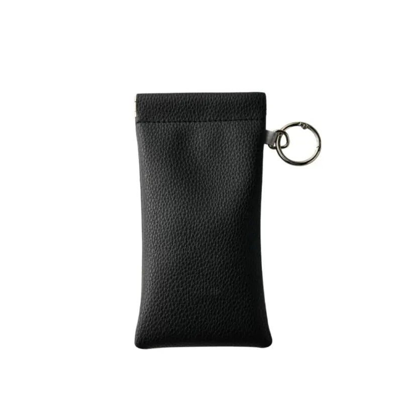 Soft PU Leather Sunglasses Pouch Elastic Opening Eyeglasses Bag 🕶️
