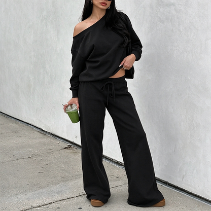 Women's Long Sleeve Jumper & Pants, 2 Piece Outfit Set ✨
