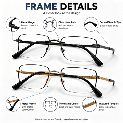 Unisex Progressive Multifocal Photochromic Reading Eyeglasses 🕶️