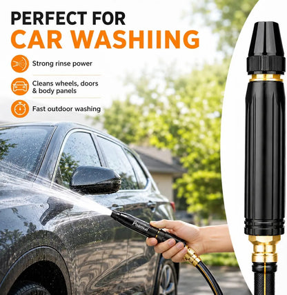 🔫Home High-pressure Car Wash Water Gun with Booster Nozzle