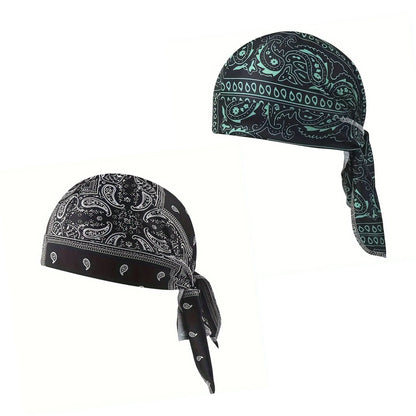 Printed Cooling Head Scarf Cap – Pirate Style