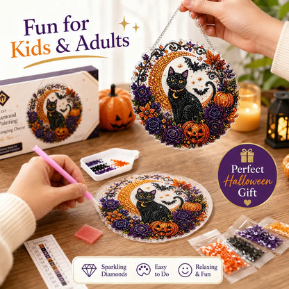 Halloween Diamond Painting Hanging Ornament Kit🎃
