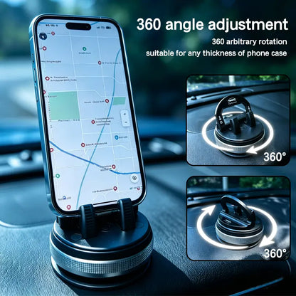 Car Phone Holder 360 Degree Rotation, Suitable for Car Navigation In-Car Dashboard 🚗