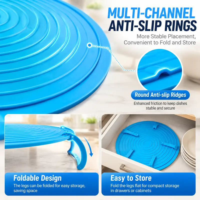 Microwave Multipurpose 4 in 1 Tray Stand Rack Splatter Guard Carry Tray Stacking Shelf 🥣
