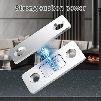12-Pack Ultra Thin Cabinet Magnetic Door Catch Stainless Steel, Satin Nickel 🧲