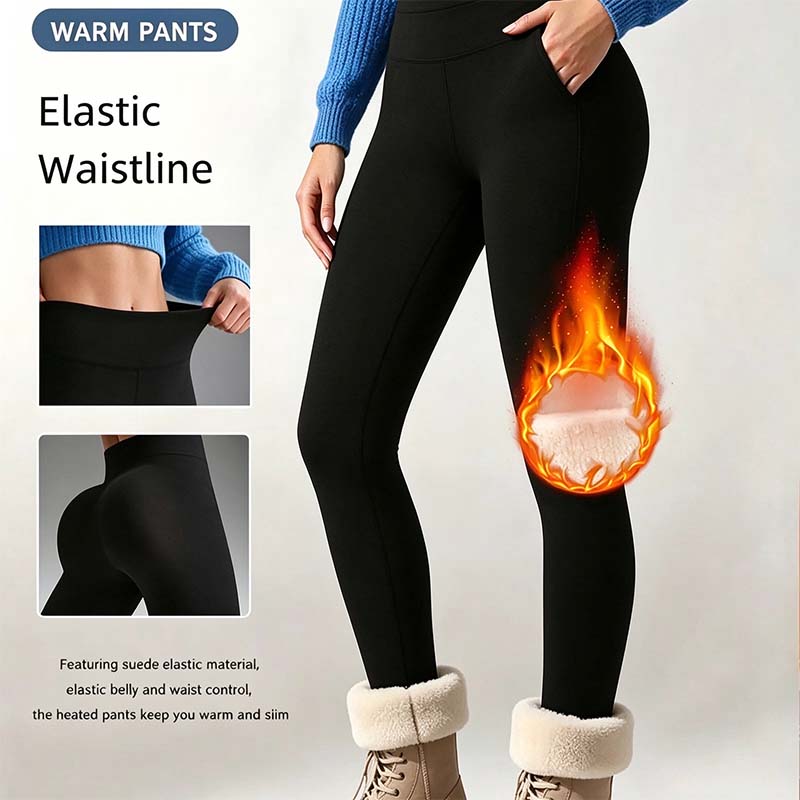 Women's Lined Leggings, Soft and Stretchy Tights 🧘