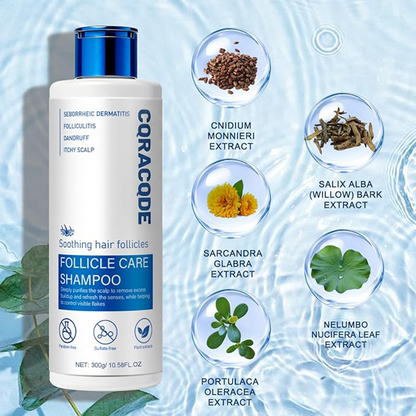 Folliculitis Shampoo for Itchy, Flaky Scalp - Purifying Formula for a Soothed, Balanced Scalp & Oily Scalp Care🧴