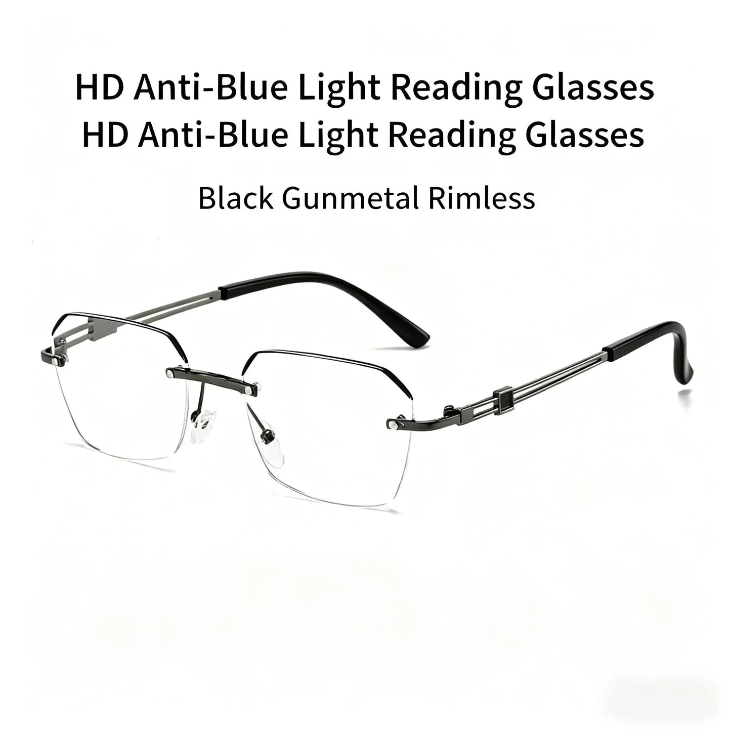 Ultra Light Metal Blue Light Blocking Reading Glasses👓
