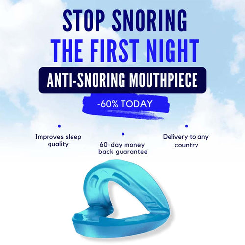 Comfortable Anti-Snoring Device, Nighttime Sleep Aid💤