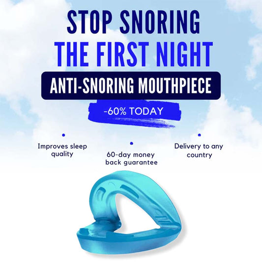 Comfortable Anti-Snoring Device, Nighttime Sleep Aid💤