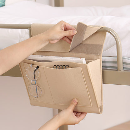 Bedside Caddy, 5 Pockets Felt Bedside Storage Organizer, Hanging Storage Organizer🛏️