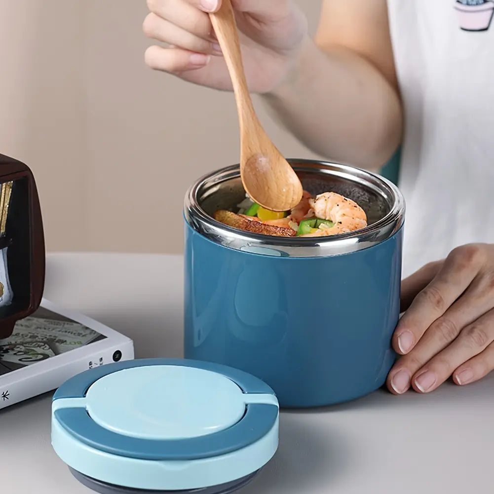 Stainless Steel Bento Style Boxed Lunch Box with Handle🍱