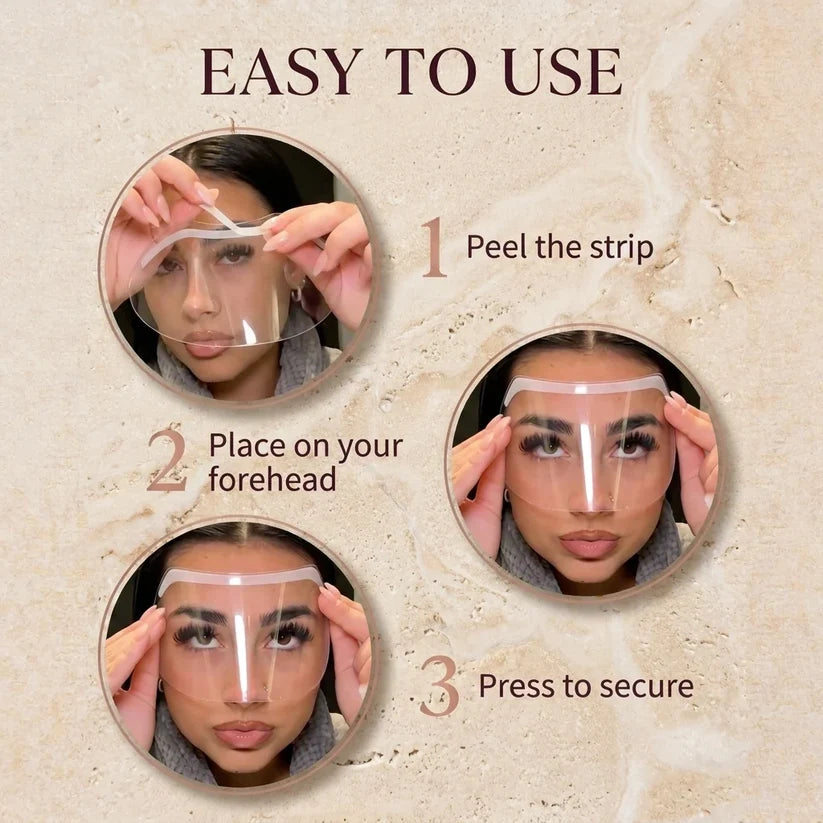👁️ 25-Pack Waterproof Protector for Lash Extensions 💦