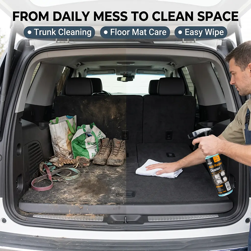 Multi-Purpose Cleaning Spray, Heavy Duty Dual-Action Degreaser & Stain Remover🧽