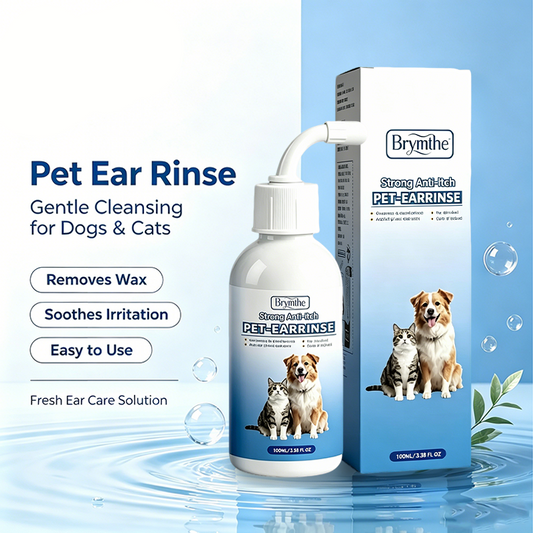 Gentle Pet Ear Wash | Odor-Free Cleaning for Dogs & Cats🐾