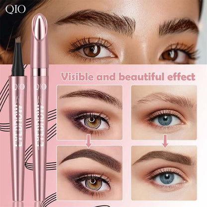 Waterproof Micro‑Fork Eyebrow Pencil, Long‑Lasting Brow Pen 💧✨
