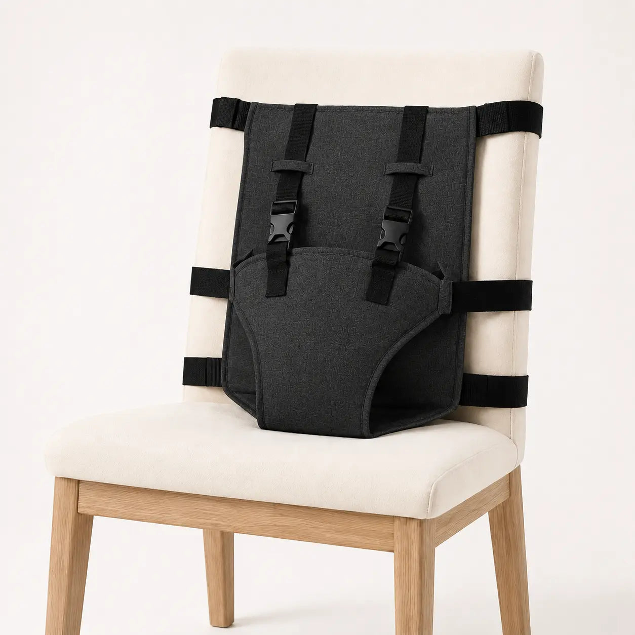 Portable Baby Seat Harness for Dining Chairs, Foldable Toddler Safety Seat with Adjustable Shoulder Straps 🪑