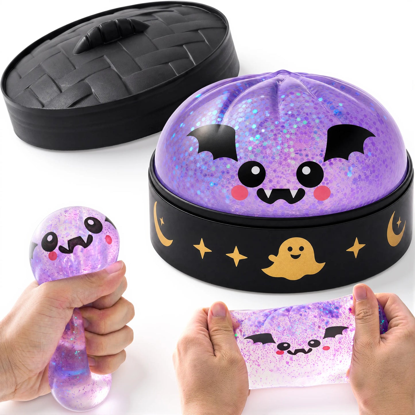 Halloween Dumpling Stress Relief Toys,Slow‑rebound maltose squishy toys🎃