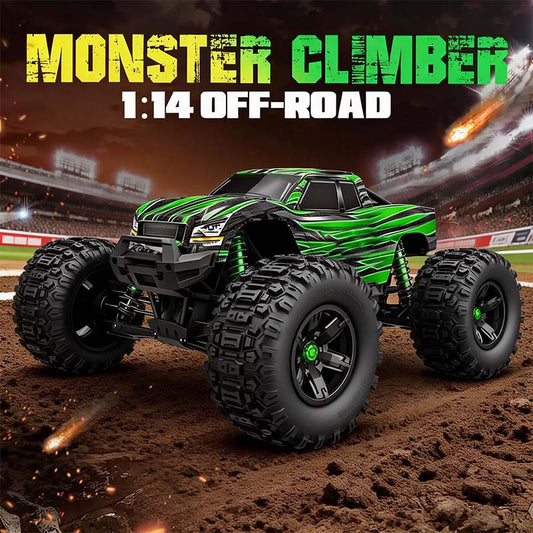 Green 4WD Brushless RC Monster Offroad Truck
