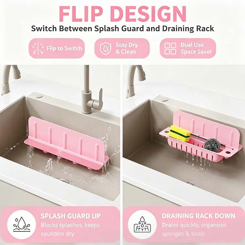Kitchen Sink Splash Guard, Water Guard for Washbasin & Dish Washing 💦