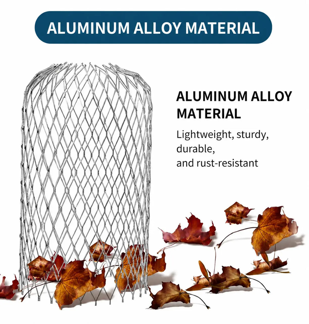 2 PCS Aluminum Alloy Gutter Guard Filter, Roof Rain Gutter Downspout Strainer🛠️