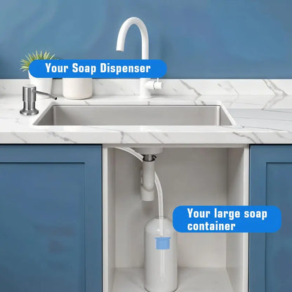 Dish Soap Dispenser for Kitchen Sink, Countertop Sink Soap Dispenser Water Pump🪣