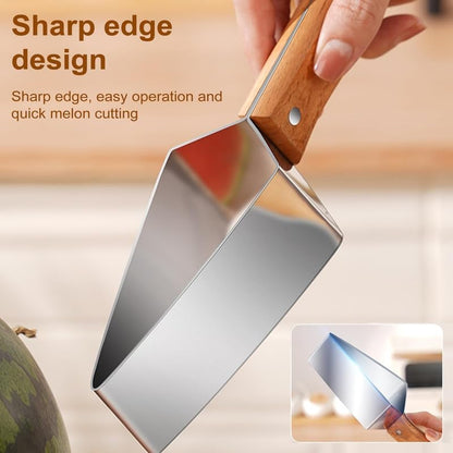 New Watermelon Slicer- Stainless Steel Manual Fruit Slicer