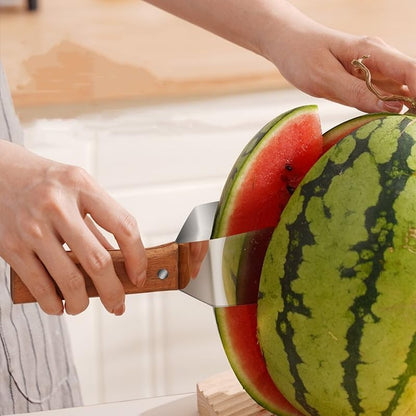 New Watermelon Slicer- Stainless Steel Manual Fruit Slicer