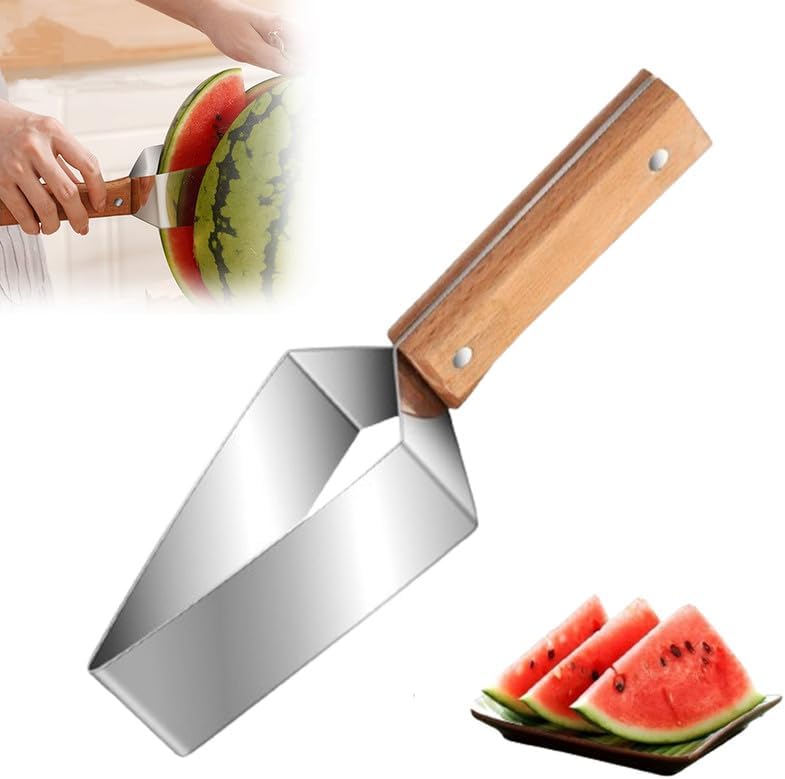 New Watermelon Slicer- Stainless Steel Manual Fruit Slicer