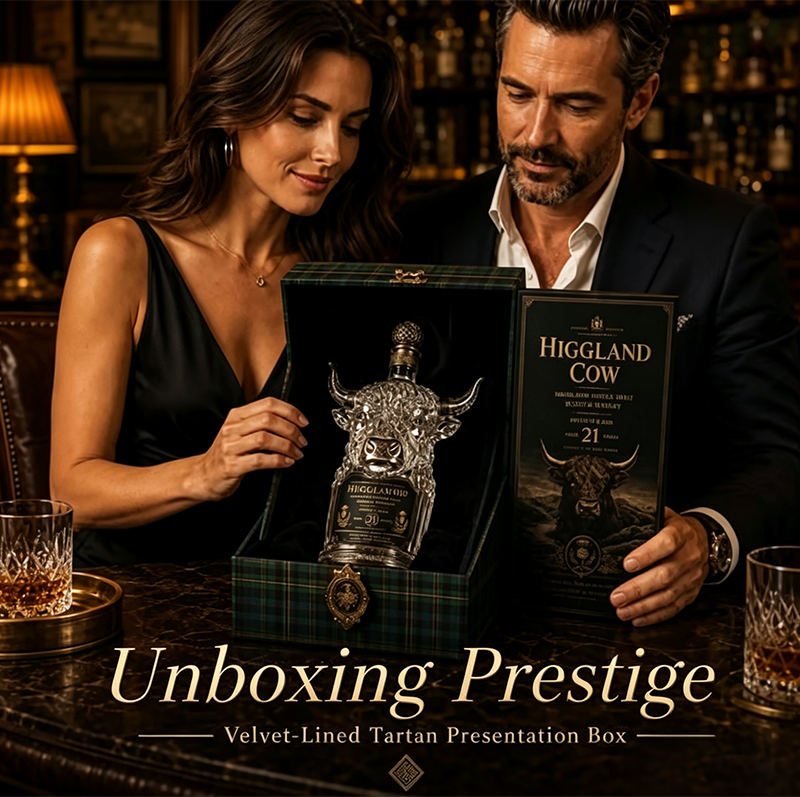 Private Cask 21 Years Bull Head Shaped Scotch Whisky Bottle🍷