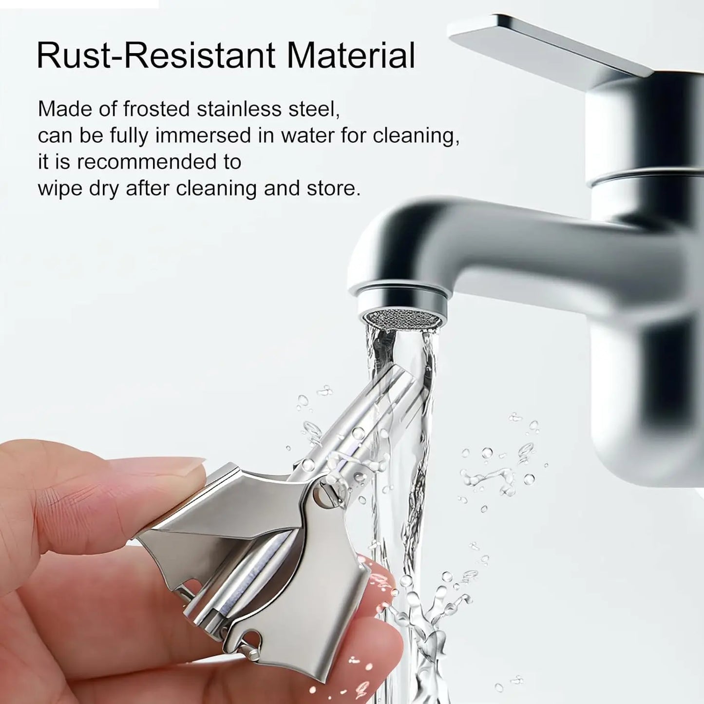 Manual Nose Hair Trimmer,Stainless Steel,Waterproof,No Battery Needed with Cleaning Brush Trimmer🪒