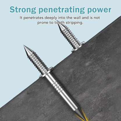 100 Double-Headed Carbon Steel Baseboard Nails🔩