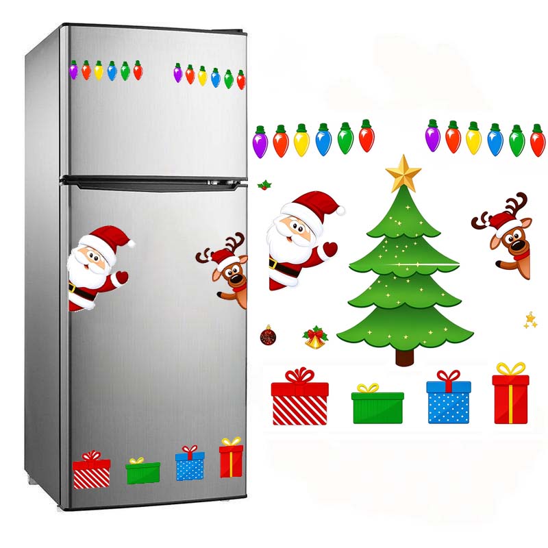 Christmas Refrigerator Magnets, Christmas Tree Magnets for Fridge Stickers Decoration 🎄