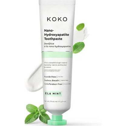 Nano-Hydroxyapatite Toothpaste, Fluoride Free Toothpaste, Appropriate for Sensitive Teeth🦷