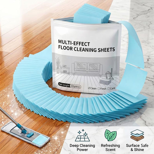 100-Count Floor Cleaner Sheets – Effortless Mopping Solution✨