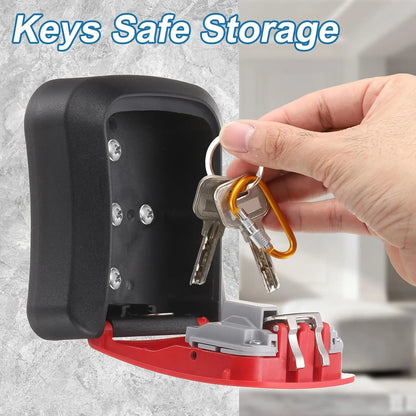 Wall Mount Key Lock Box‑ 4 Digit Combination Lockbox 🔐