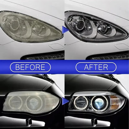Sand-Free Headlight Restoration Kit: Restores yellowed and cloudy headlights
