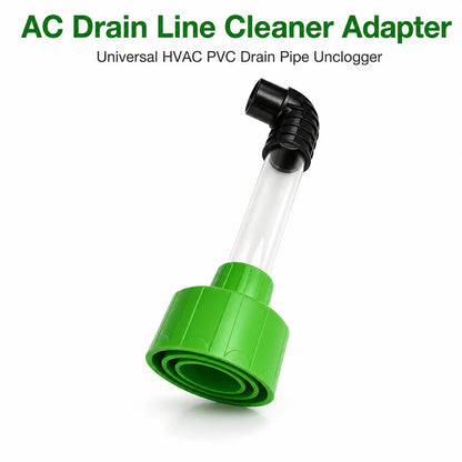 Universal AC Drain Line Cleaner Adapter, Wet/Dry Vacuum Attachment🪛