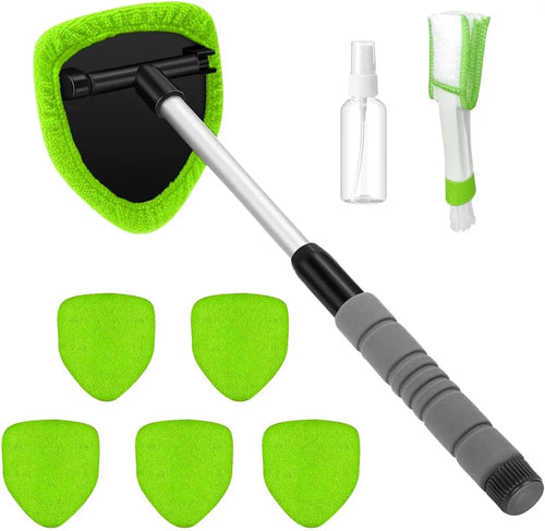 9PCS Car Window Cleaner Kit Extendable Handle Windshield Cleaning Tool 🚗