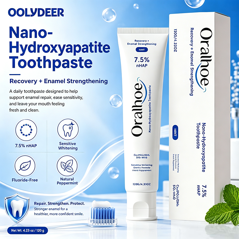 Nano Hydroxyapatite Toothpast-Whitening & Soothe Sensitive Teeth🪥