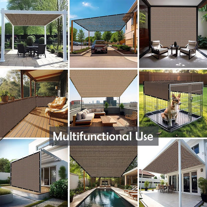 Black UV Resistant Sun Shade Net 10FTx13FT for Garden & Backyard🌳