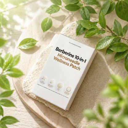 Berberine 10-in-1 Microneedle Patch, All Skin Types Safe