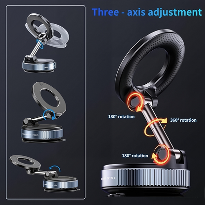 2.0 Foldable Magnetic Car Phone Holder with N52 Magnets🧲