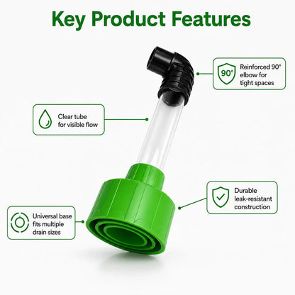 Universal AC Drain Line Cleaner Adapter, Wet/Dry Vacuum Attachment🪛