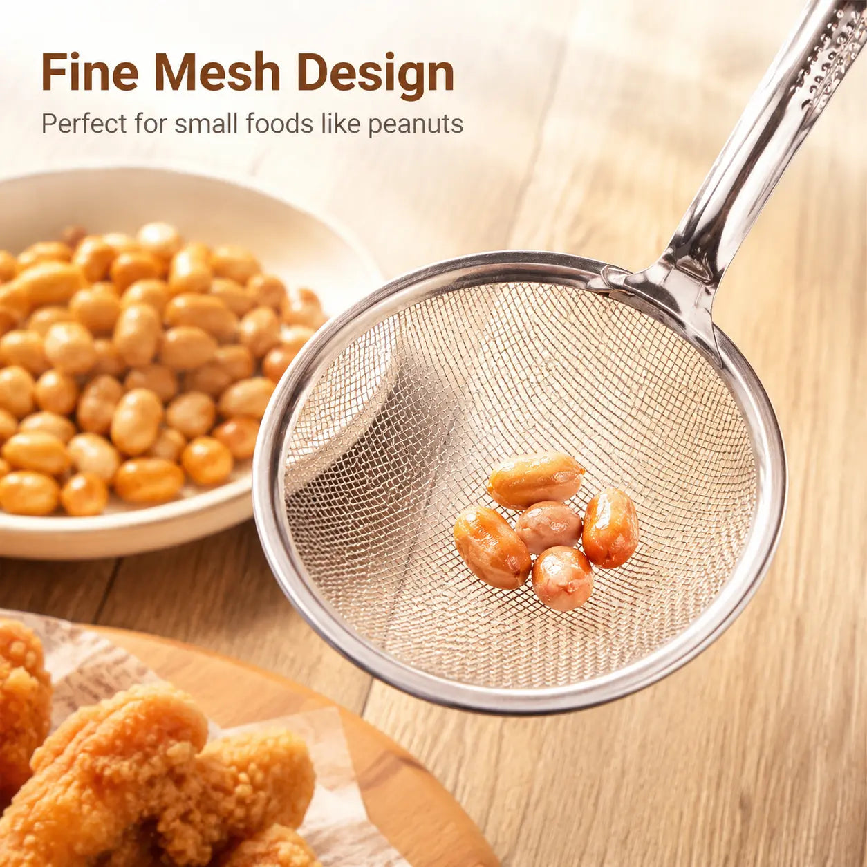 2‑in‑1 Oil‑Frying Filter Clip, Kitchen Food Strainer Tongs for Fried Food 🍳