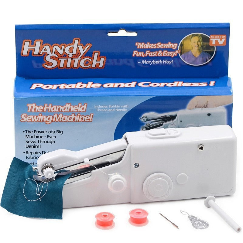 Portable Miniature Handheld Sewing Machine- Beginner-Simple Operation 🧵