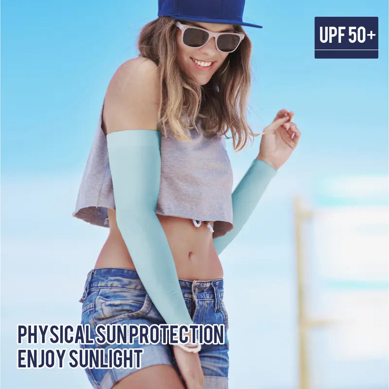 UPF50+ Cooling UV Arm Sleeves for Men Women Youth, Football Sun Covers☀️