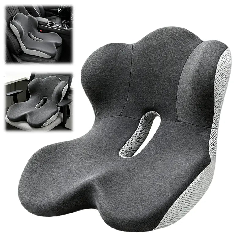 Non-Slip Memory Foam Ergonomic Seat Cushion, Skin-Friendly Breathable Mesh Cover🪑